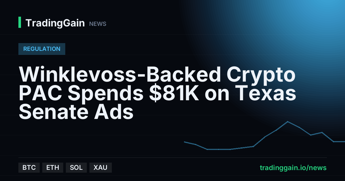 Winklevoss-Backed Crypto PAC Spends $81K on Texas Senate Ads