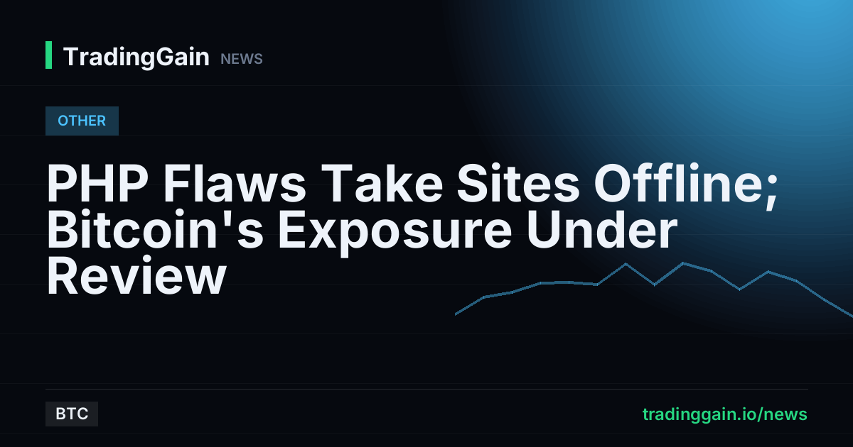 PHP Flaws Take Sites Offline; Bitcoin's Exposure Under Review