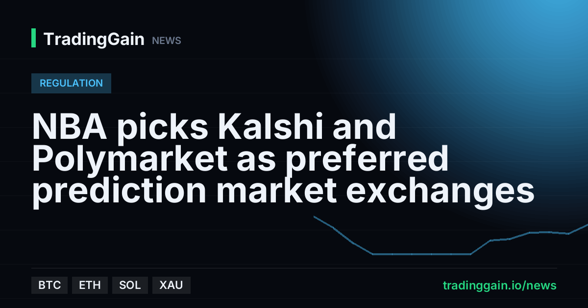 NBA picks Kalshi and Polymarket as preferred prediction market exchanges