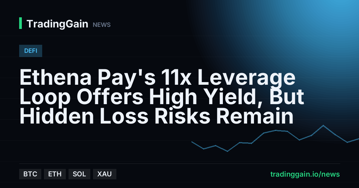 Ethena Pay's 11x Leverage Loop Offers High Yield, But Hidden Loss Risks Remain