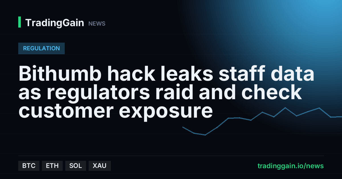 Bithumb hack leaks staff data as regulators raid and check customer exposure