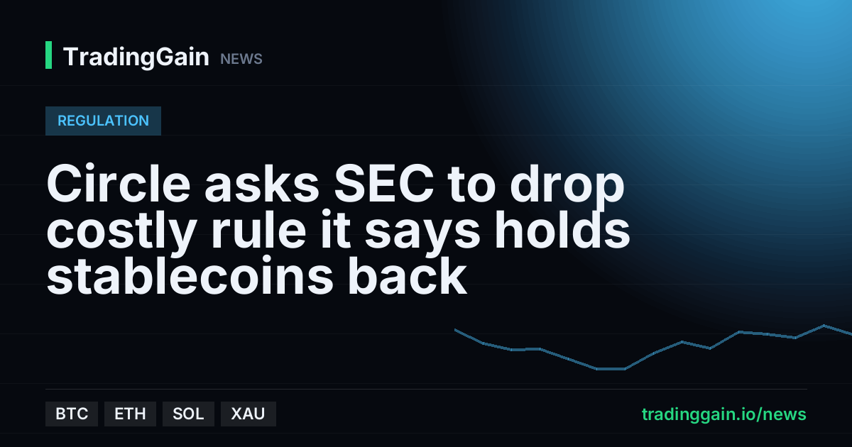 Circle asks SEC to drop costly rule it says holds stablecoins back